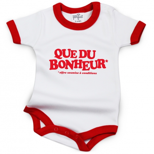 Body bébé Que du bonheur*