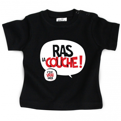 Tshirt bébé Ras la couche