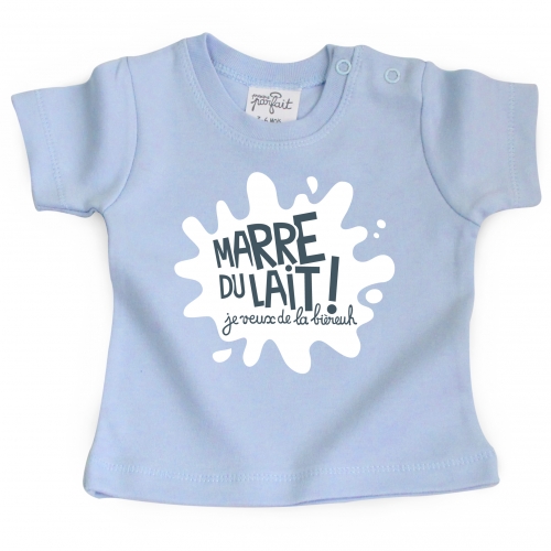 Tshirt bébé Marre du lait